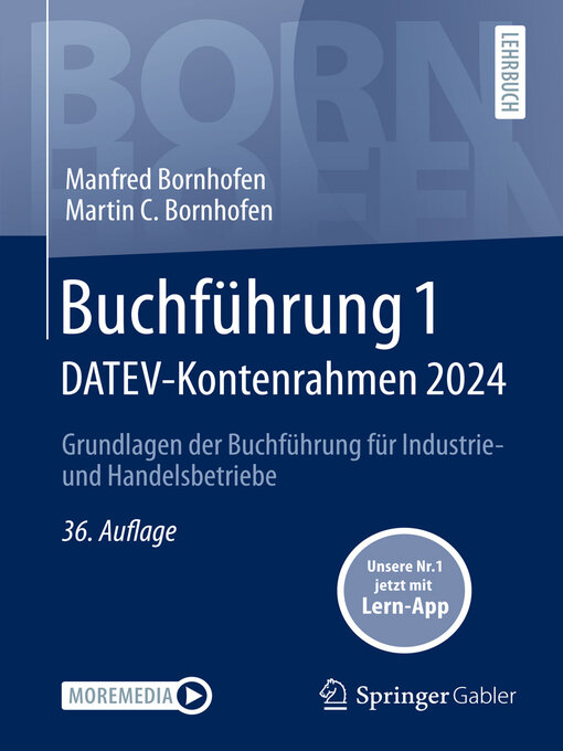 Title details for Buchführung 1 DATEV-Kontenrahmen 2024 by Manfred Bornhofen - Available